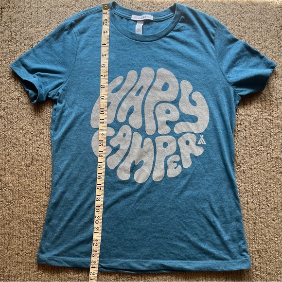 Camp Brand Goods Happy Camper Unisex T-Shirt - Picture 5 of 6